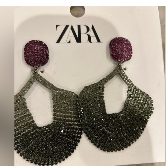 NWT Zara Jewel Earrings - Picture 7 of 7